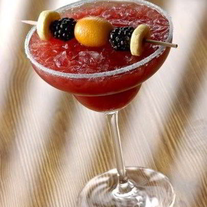 Ежевичный физ с джином