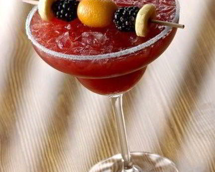 Ежевичный физ с джином