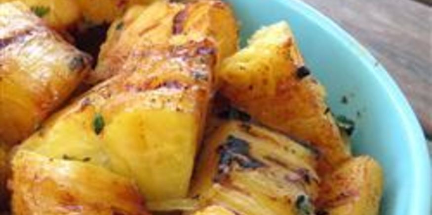 Рецепт ананаса-гриля с текилой