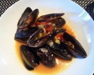 Мидии с текилой и лаймом