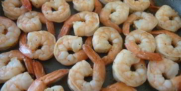 жареные креветки с текилой