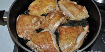 курица с вином по-грузински