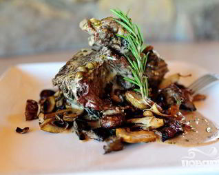 Ребрышки с вином и сливками