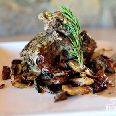 Ребрышки с вином и сливками