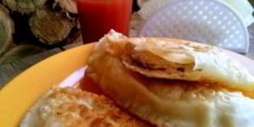 чебуреки из заварного теста с водкой