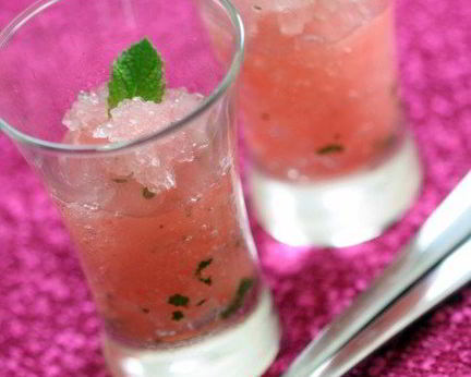 Грейпфрутовый шербет с водкой