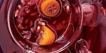 коктейль с кумкватом и гранатом