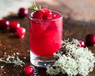 Коктейль-желе Клюква и водка