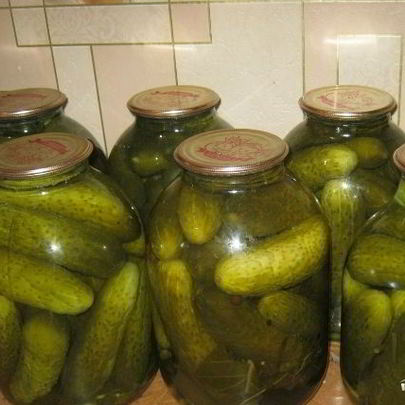 Огурцы соленые с водкой