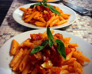 Спагетти с водкой