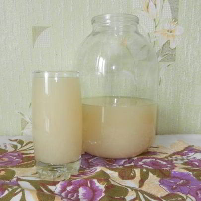 Белый квас без дрожжей