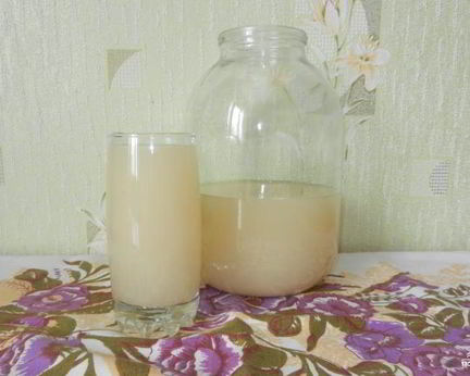 Белый квас без дрожжей