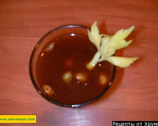 Домашний квас из ржаного черного хлеба