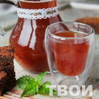 Домашний квас из ржаного хлеба