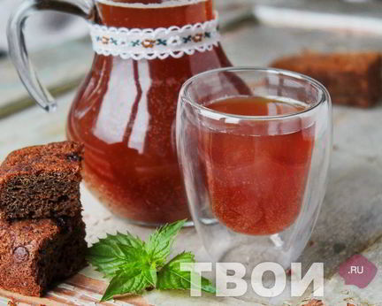 Домашний квас из ржаного хлеба