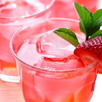 Клубнично-карамельный квас