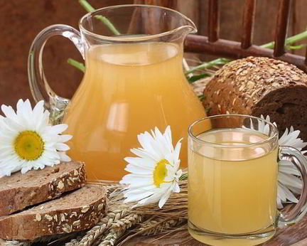 Квас из белого хлеба