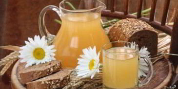 квас из белого хлеба