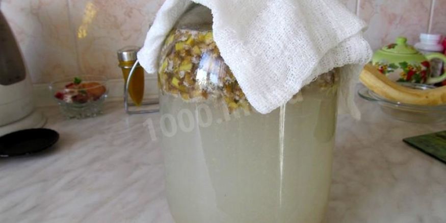 Рецепт кваса из березового сока с сухофруктами