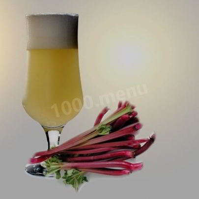 Квас из ревеня