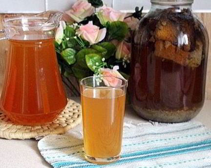 Квас из ржаного хлеба