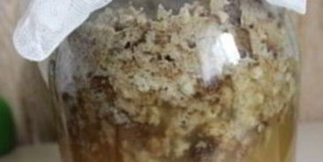 квас из ржаного хлеба