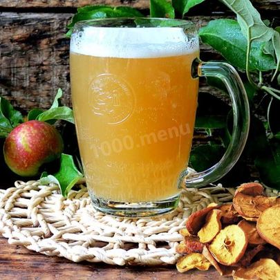 Квас из сушеных яблок