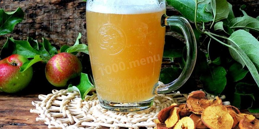 Рецепт кваса из сушеных яблок