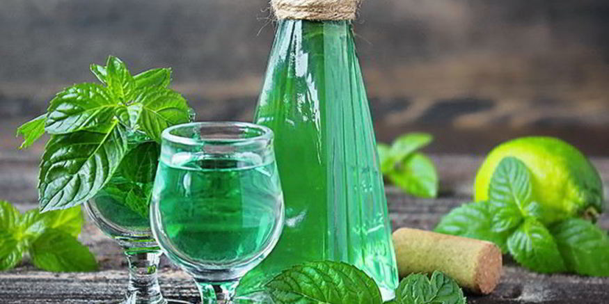 Рецепт мятна-лаймового ликер