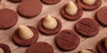 шоколадные макарон с ликером baileys