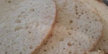 бисквит на лимонаде с газом