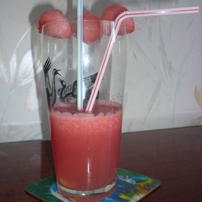 Гламурный лимонад из арбуза