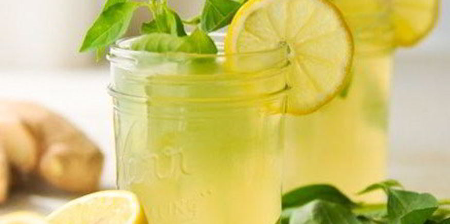 Рецепт летнего лимонада с имбирем и мятой