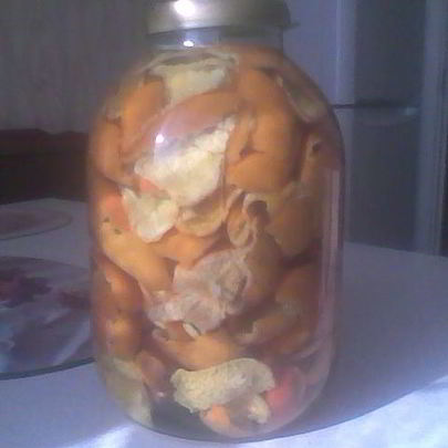 Лимонад из мандариновых и апельсиновых корок