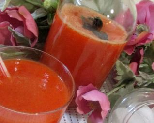 Лимонад из сладкого перца с базиликом
