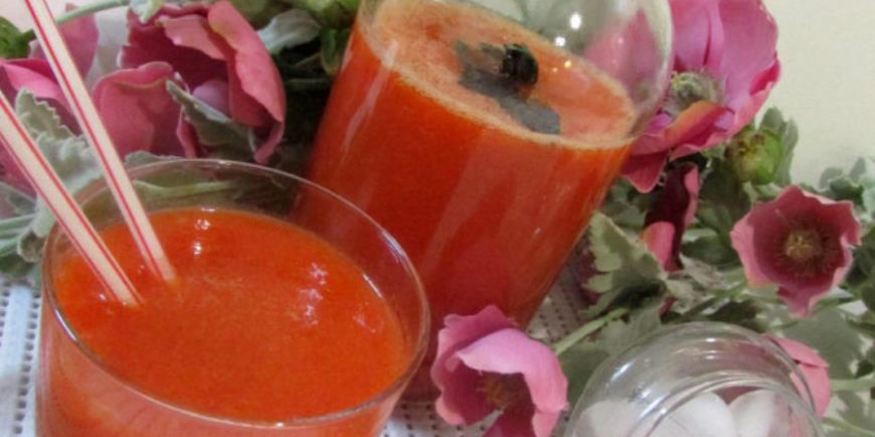 Рецепт лимонада из сладкого перца с базиликом