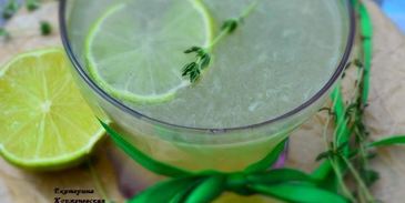 лимонад с тимьяном и лаймом