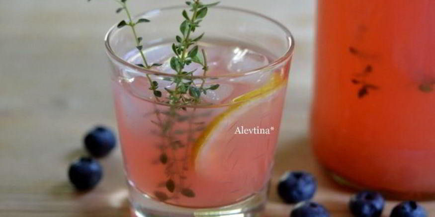 Рецепт лимонада ягодного с тимьяном