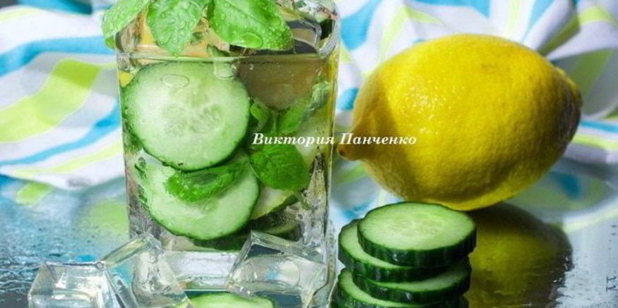 Рецепт лимонно-огуречного лимонад с базиликом