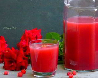 Малиновый лимонад Роза Марокко