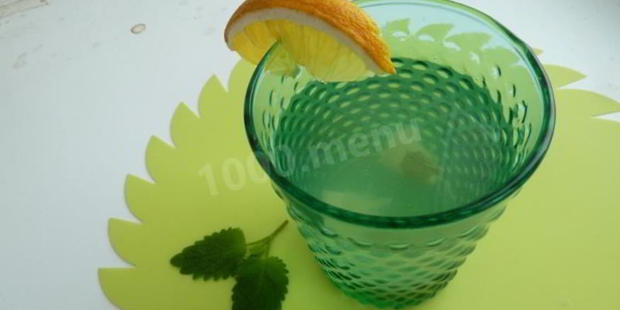 Рецепт напитка лимонад из мяты и лимона