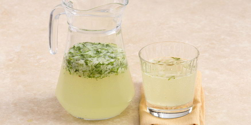 Рецепт огуречного лимонада с лаймом и яблоком