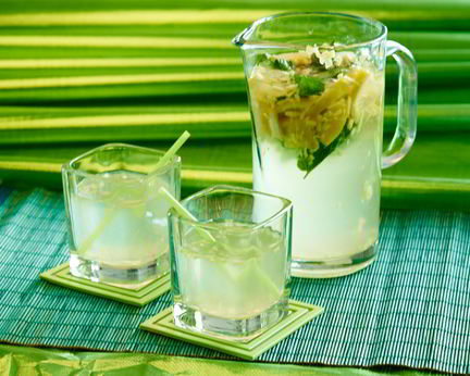 Освежающий мятно-имбирный лимонад