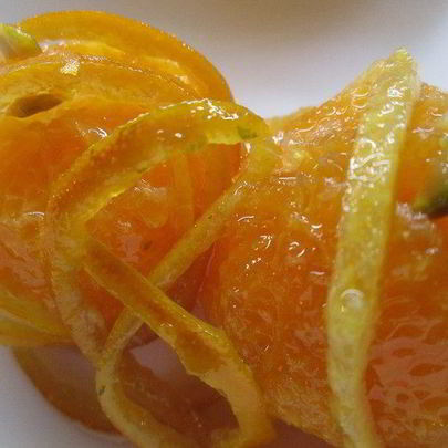 Мандарины в карамельном сиропе