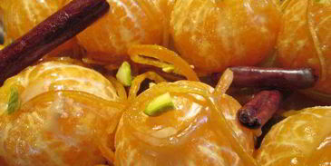 мандарины в карамельном сиропе