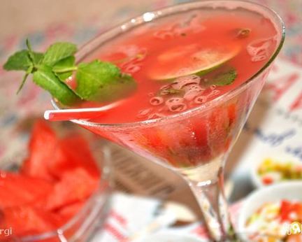 Арбузный Мохито безалкогольный