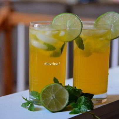 Чай Мохито со льдом