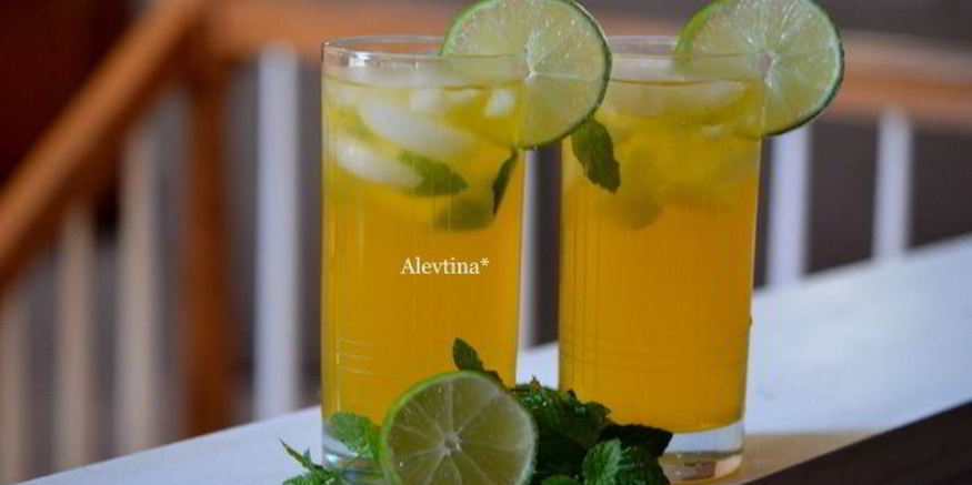 Рецепт чая мохито со льдом