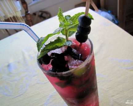 Черничный Мохито