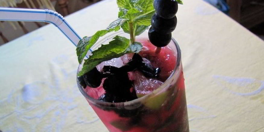 Рецепт черничного мохито